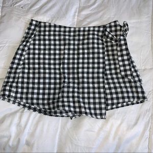 Plaid skort